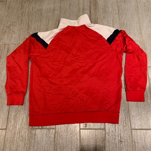 PUMA MCS 87 Track Jacket Mens 2XL Red White Black Full Zip Soccer Retro - Picture 7 of 7